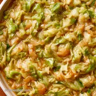 Buttered Cabbage and Onions: Irish Style