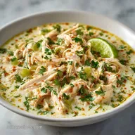 White Chicken Chili with Salsa Verde