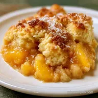 Peach Cobbler with Fresh Peaches