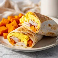Healthy Make Ahead Breakfast Burritos: High Protein