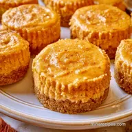 Mini Pumpkin Cheesecake Muffins: Creamy