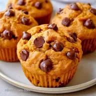 Pumpkin Chocolate Chip Muffins for 24