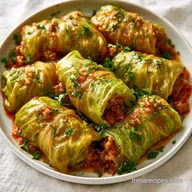 Stuffed Cabbage with Ground Beef