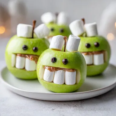 Apple Slice Halloween Snack in 10 Minutes