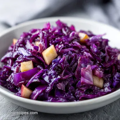 German Red Cabbage with Apples