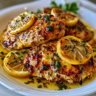 Baked Lemon Herb Chicken for 4 Servings