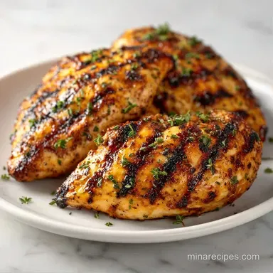 Best Gas Grilled Chicken for 6 Servings Recipe Card