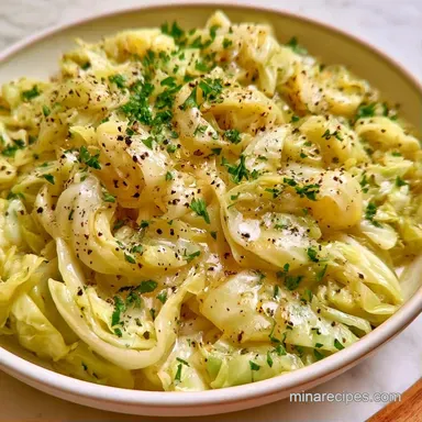 Cabbage Boiled Recipe for 6 Servings Recipe Card