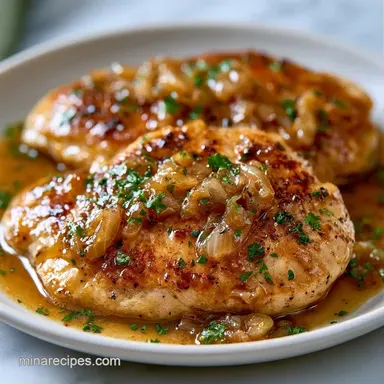 Chicken with Pan Sauce in 20 Minutes Recipe Card