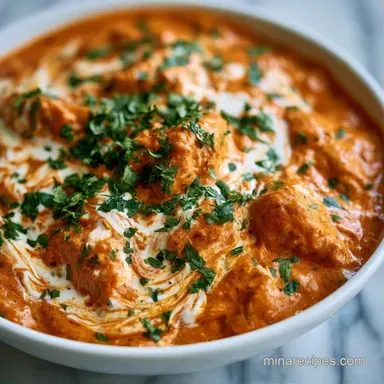 Butter Chicken in 35 Minutes Recipe Card