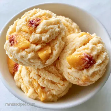 Peach Ice Cream in 30 Minutes Recipe Card