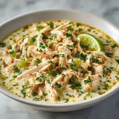 White Chicken Chili with Salsa Verde