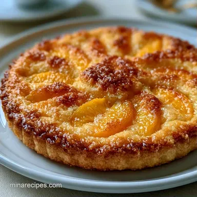 Peach Cobbler with Fresh Peaches Recipe Card