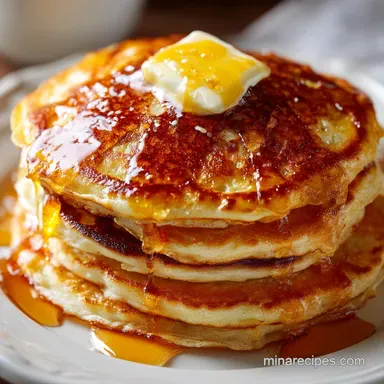 Fluffy Pancakes From Scratch: 20 Min Recipe Card