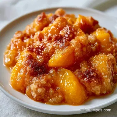 Fresh Peach Cobbler in 65 Minutes