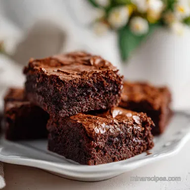 Fudgy Brownies: Dense and Velvety Recipe Card