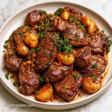 Venison Steak in 20 Minutes Recipe Card