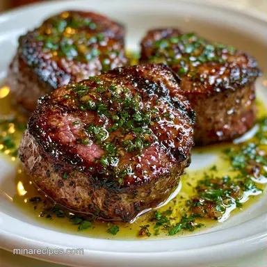 Grilled Venison Backstrap for 4 Servings Recipe Card