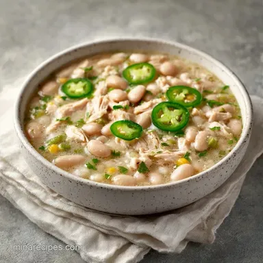 Healthy Chicken Chili in 35 Minutes Recipe Card