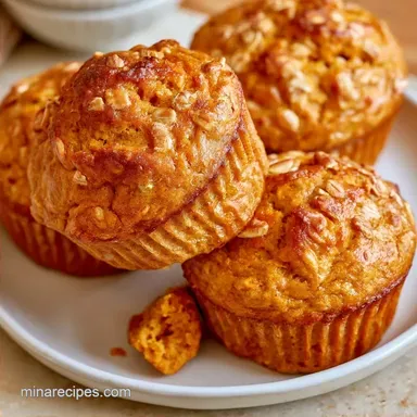 Pumpkin Muffins with Oat Flour