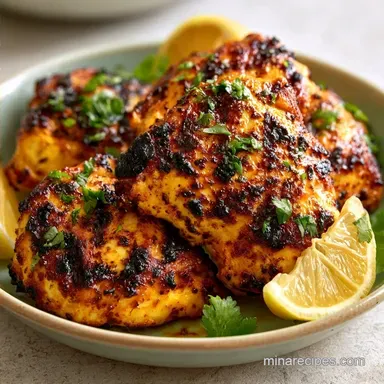 Indian Spiced Grilled Chicken for 4
