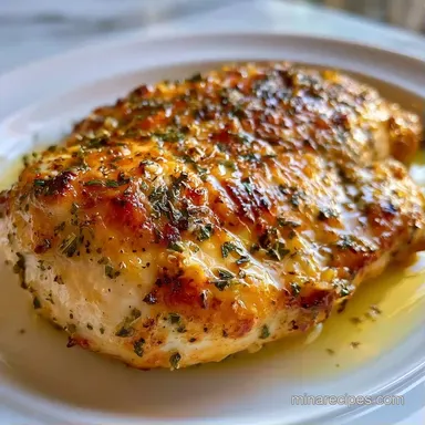 Mediterranean Baked Chicken Breast for 4 Recipe Card