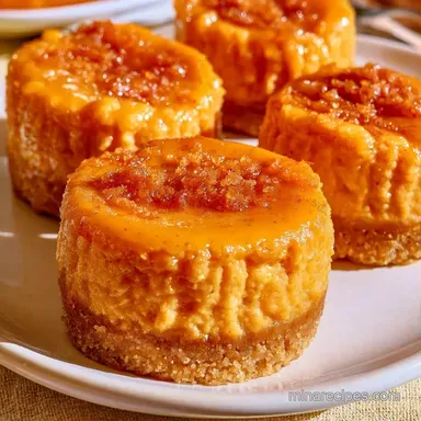 Mini Pumpkin Cheesecake Muffins: Creamy Recipe Card