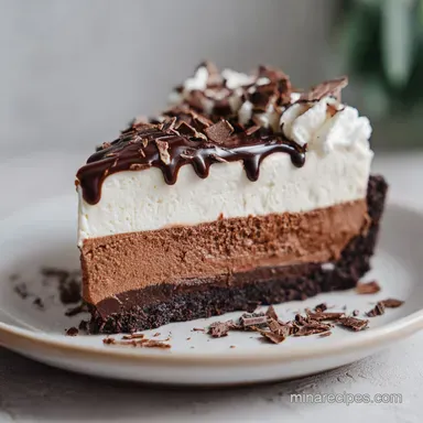 Mississippi Mud Pie with Oreo Crust for 12 Servings