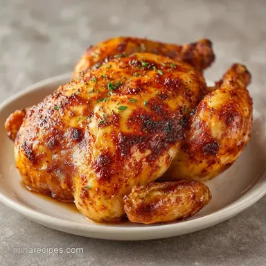 Oven Roasted Juicy Chicken: Crisp Skin Recipe Card