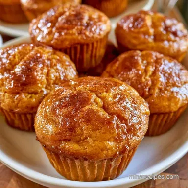 Pumpkin Brown Sugar Muffins for 24 Recipe Card
