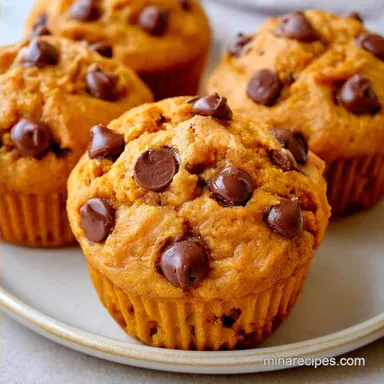 Pumpkin Chocolate Chip Muffins for 24
