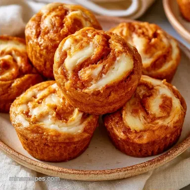 Pumpkin Cream Cheese Muffins in 35 Min