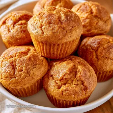 Pumpkin Gingerbread Muffins in 30 Minutes Recipe Card