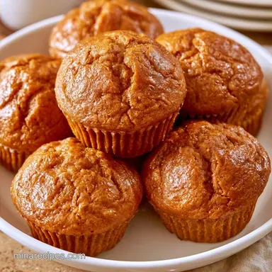 Pumpkin Gingerbread Muffins in 30 Minutes