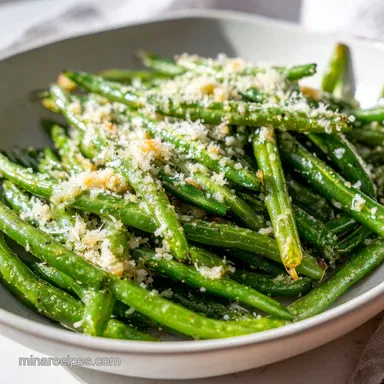 Quick Garlic Parmesan Green Beans: 15m