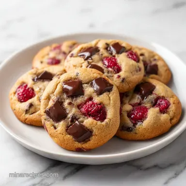 Raspberry Chocolate Chunk Cookies in 27 Minutes: Shatter Crisp Recipe Card