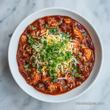 Red Chicken Chili in 30 Minutes
