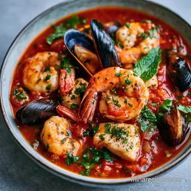 San Francisco Cioppino for 6 Adults Recipe Card