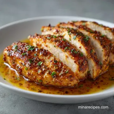 Simple Baked Chicken Breast in 30 Min Recipe Card