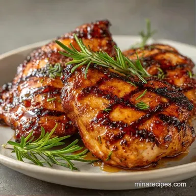Simple Grilled Chicken Recipe in 25 Min Recipe Card