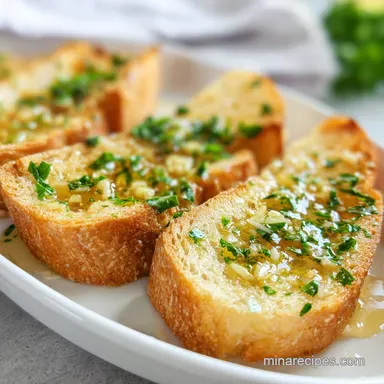 Simple Homemade Garlic Bread: Crispy