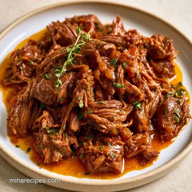 Slow Cooked Deer Shoulder: Tender Roast Recipe Card