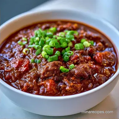 Slow Cooker Venison Chili for 8 Servings