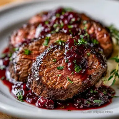 Slow Cooker Venison Roast with Red Wine Recipe Card