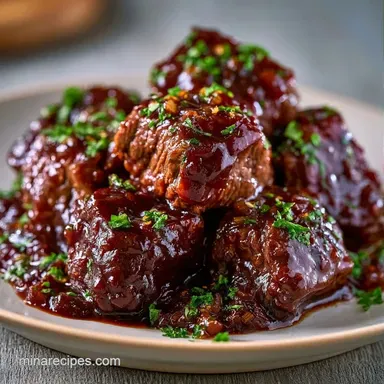 Slow Cooker Venison Stew for 6 Servings Recipe Card
