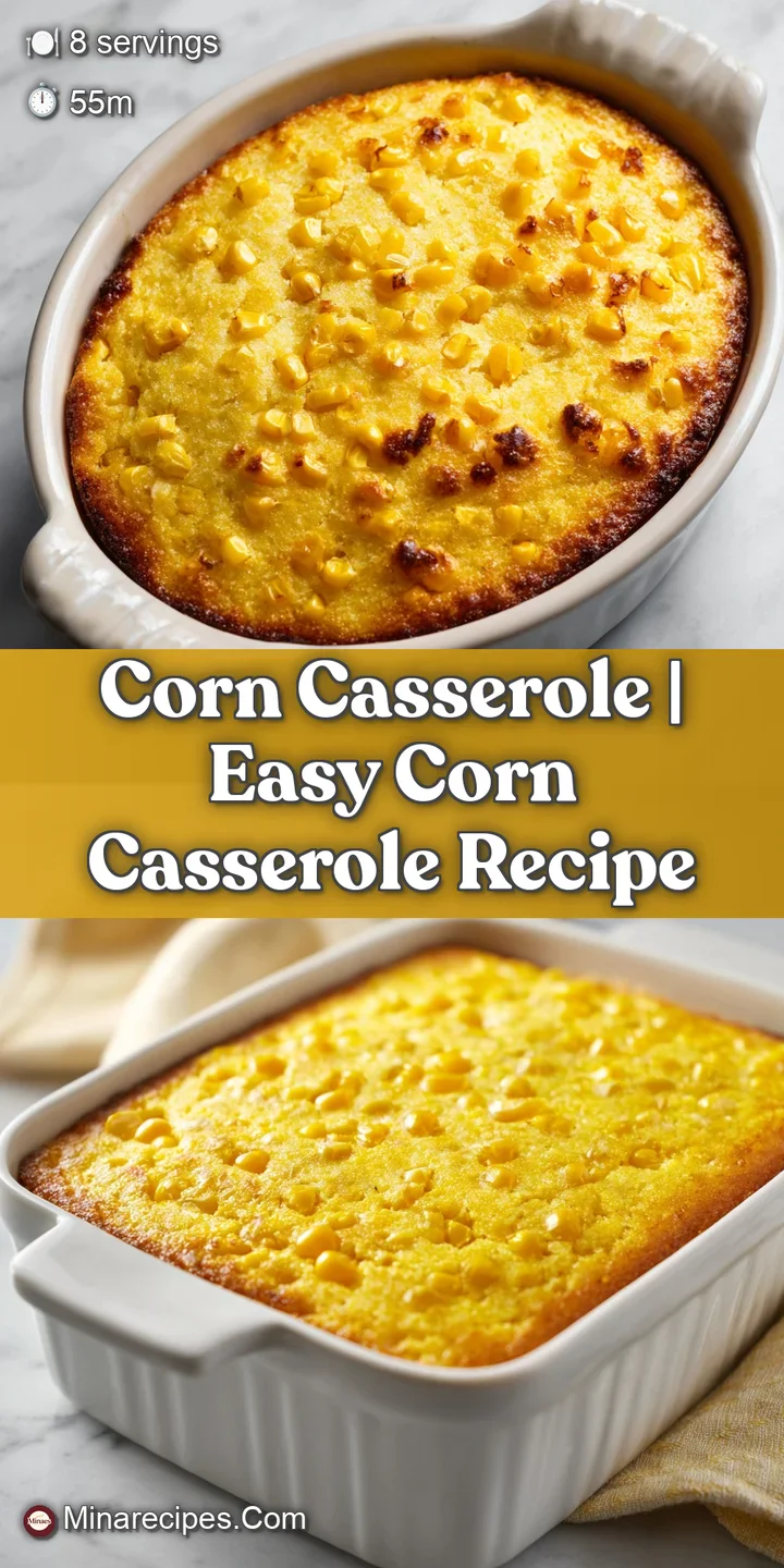 Extreme close-up of fluffy, golden corn casserole showing tender yellow kernels and a rich, creamy interior.