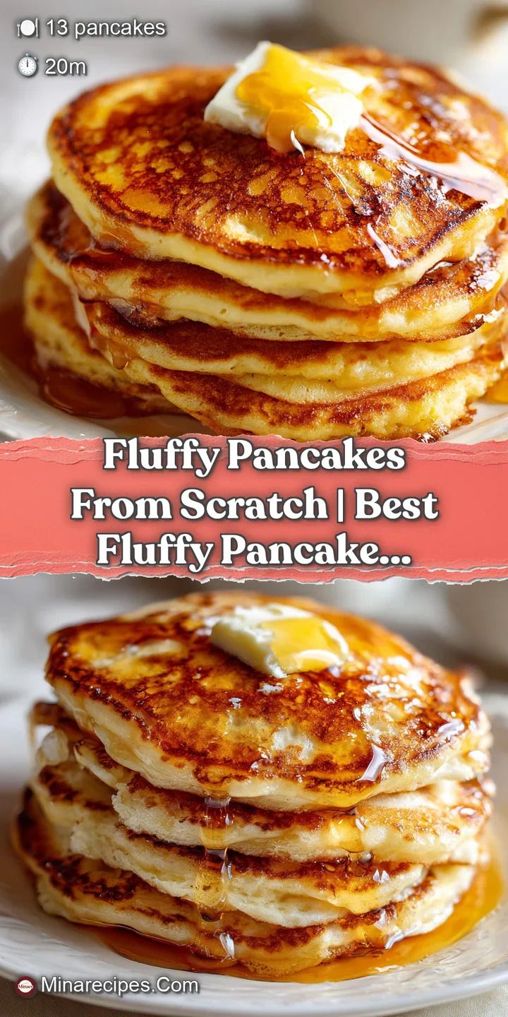 Close-up of airy, golden cakes with a glossy glaze of amber syrup and a small piece of melting salted butter.