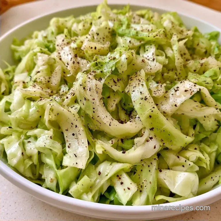 Old Fashioned Buttery Boiled Cabbage