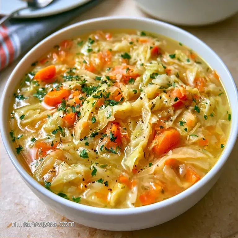 Cabbage Soup Vegetarian in 35 Minutes
