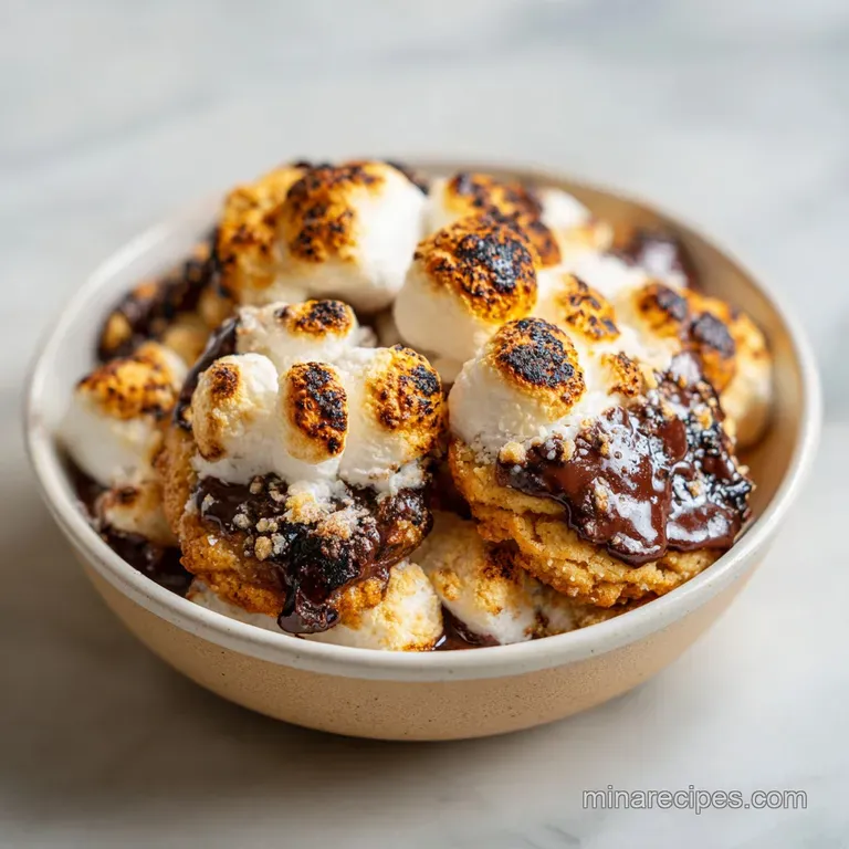 A stack of golden cookies on a white ceramic plate next to a cold glass of milk and a dusting of cocoa powder.